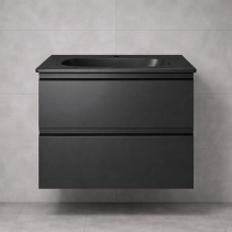 ДОЛЕН ШКАФ ЗА БАНЯ BLACK - PVC, СТЕНЕН, 50/60/51 СМ