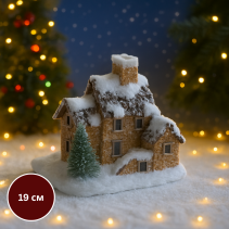 ДЕКОРАЦИЯ КОЛЕДНА КЪЩИЧКА 19/15/18