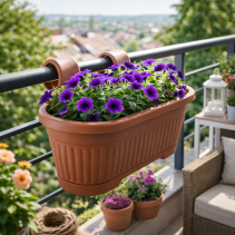 САНДЪЧЕ РЕБРО ОВАЛ 30СМ ЗА БАЛКОН КЕРАМ