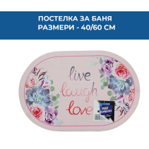 ПОСТЕЛКА БАНЯ PRINT ОВАЛ LLL40/60 TY-032