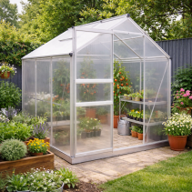 ОРАНЖЕРИЯ АЛУМИНИЕВА КОНСТРУКЦИЯ 190/190/195-124СМ