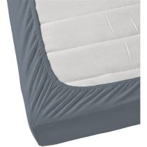 ЧАРШАФ ЛАСТИК 180/200+25СМ AMORE СИВ