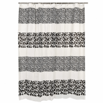 ЗАВЕСА ЗА БАНЯ 180/200СМ PEVA BLACK/WHIT