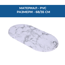 ПОСТЕЛКА БАНЯ 68/35СМ PVC GRAY MARBLE
