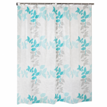 ЗАВЕСА ЗА БАНЯ 180/200СМ PEVA GRAY/GREEN