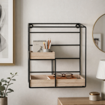 ЕТАЖЕРКА МЕТАЛ/ДЪРВО А19109 22/10/22