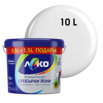 ЛАТЕКС ЛЕКО СРЕБЪРНИ ЙОНИ 8.5Л+1.5Л ГРАТ