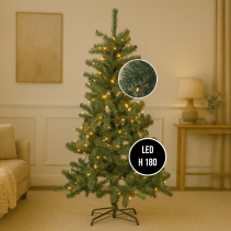 ЕЛХА ЗЕЛЕНА YOANA 180СМ 210 LED 220V