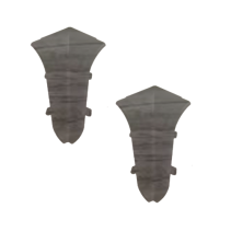 ЪГЪЛ ЗА ПЕРВАЗ ВЪТР, PVC R830 2БР/ПАК