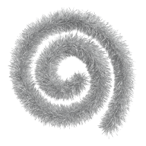 ГИРЛЯНД 9СМ/2М СРЕБРИСТ PET JHT0518