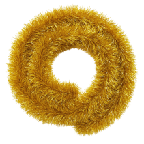 ГИРЛЯНД 9СМ/2М МЕЛАНЖ ЧЕРНО/ЗЛАТИСТ РЕТ