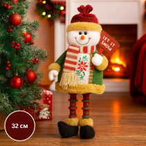 ФИГУРА КОЛЕДНА СНЕЖКО 32/13СМ