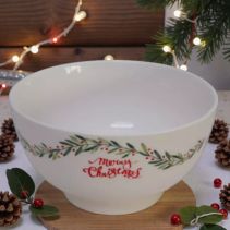 КУПИЧКА MERRY CHRISTMAS 13.5СМ ПОРЦЕЛАН