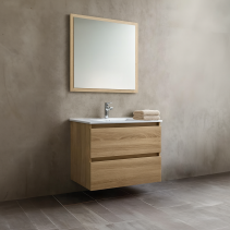 КОМПЛЕКТ EVA ДОЛЕН ШКАФ ЗА БАНЯ - 60 СМ, С ОГЛЕДАЛО, СТЕНЕН