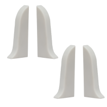 ТАПА ЗА ПЕРВАЗ 55ММ ЛЯВА + ДЯСНА 2 БРОЯ / ПАКЕТ 834 WHITE