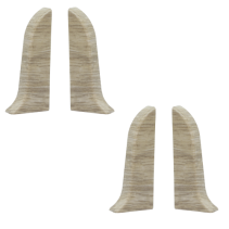 ТАПА ЗА ПЕРВАЗ 55ММ ЛЯВА + ДЯСНА 2 БРОЯ / ПАКЕТ 831 ARGENT