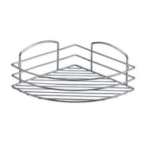 ЕТАЖЕРКА ЪГЪЛ МЕТ.1НИВО ХРОМ 24/24/10СМ