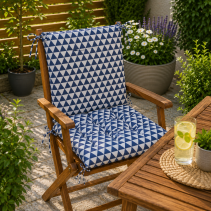 ВЪЗГЛАВНИЦА ЗА СТОЛ 80/40 TRIPLEX BLUE
