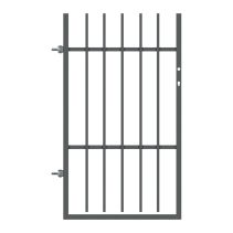 ВРАТА ГРАДИНСКА IGLIKA 90Х150СМ 7016 ЛЯВА