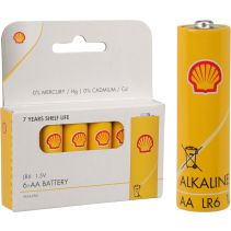 БАТЕРИЯ SHELL LR6 1.5V AA/6БР
