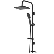 ДУШ СИСТЕМА БЕЗ СМЕСИТЕЛ ZETA BLACK SH4112 25/17 СМ