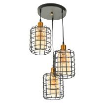 ПОЛИЛЕЙ HADED 3XЕ27 ЧЕРЕН МРЕЖА 2424/3P