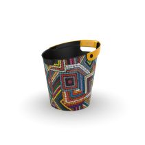 КОФА С ДЕКОР PVC 11Л Q-BUCKET TRIBAL
