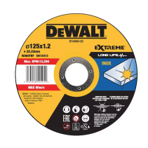 ДИСК ЗА МЕТАЛ 125x1.2 DEWALT EXTREME