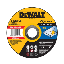 ДИСК ЗА МЕТАЛ 125x1.6 DEWALT EXTREME