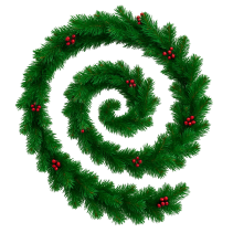 ГИРЛЯНД 200СМ ЗЕЛЕН ДЕКОРИРАН