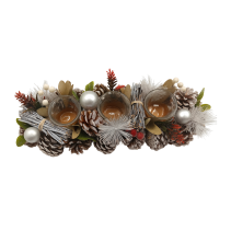 СВЕЩНИК КОЛЕДЕН ТРОЕН 38/15/8СМ