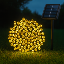 ОСВЕТЛЕНИЕ КОЛЕДНО 100LED 12М БЯЛА СВ.