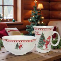 К-КТ КУПА Ф14 + ЧАША ПОРЦЕЛАН MERRY XMAS