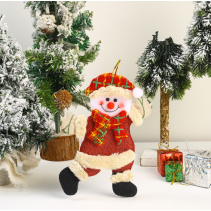 ДЕКОРАЦИЯ КОЛЕДНА 18СМ СНЕЖКО