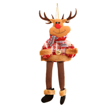 ДЕКОРАЦИЯ КОЛЕДНА 25СМ РУДОЛФ