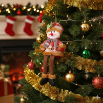 ДЕКОРАЦИЯ КОЛЕДНА 25СМ СНЕЖКО