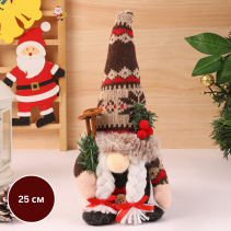 ДЕКОРАЦИЯ КОЛЕДНА 25СМ ЩАСТЛИВКА