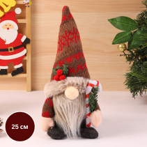 ДЕКОРАЦИЯ КОЛЕДНА 25СМ ЩАСТЛИВКО