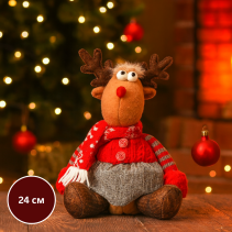ФИГУРА КОЛЕДНА РУДОЛФ 24СМ