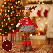 ФИГУРА КОЛЕДНА РУДОЛФА 34СМ