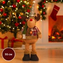 ФИГУРА КОЛЕДНА РУДОЛФ 45-55СМ