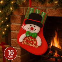 ЧОРАП КОЛЕДЕН 16СМ СНЕЖКО