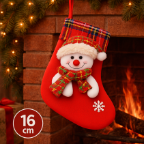 ЧОРАП КОЛЕДЕН 16СМ СНЕЖКО