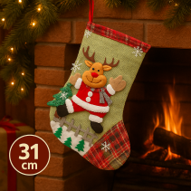 ЧОРАП КОЛЕДЕН 31СМ РУДОЛФ