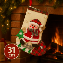 ЧОРАП КОЛЕДЕН 31СМ СНЕЖКО