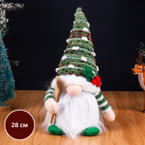 ДЕКОРАЦИЯ КОЛЕДНА 28СМ ДЖУДЖЕ ЗЕЛЕНО