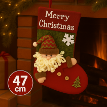 ЧОРАП КОЛЕДЕН 47СМ SANTA