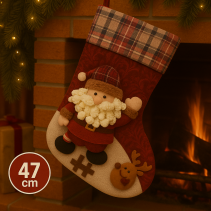 ЧОРАП КОЛЕДЕН 47СМ КАРЕ КОЛЕДА