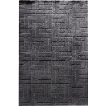 КИЛИМ HIGH LOW 160/230СМ ТЪМНО СИВ