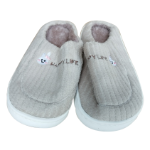 ПАНТОФИ ПУФИ LADY №38-39 БЕЖ